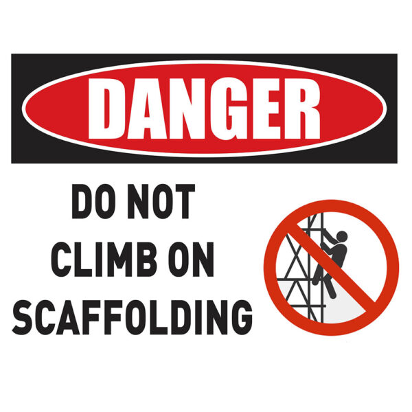 Scaffolding Rentals Sign Scaffolding Signs - Ferdia Print Ltd